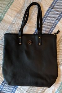 Leather tote purse